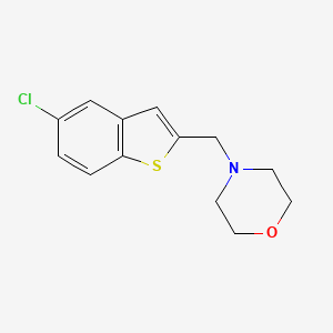 4-[(5-Chloro-1-benzothien-2-yl)methyl]morpholine