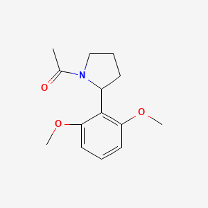 1-(2-(2,6-Dimethoxyphenyl)pyrrolidin-1-yl)ethanone