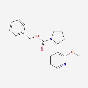 Benzyl 2-(2-methoxypyridin-3-yl)pyrrolidine-1-carboxylate