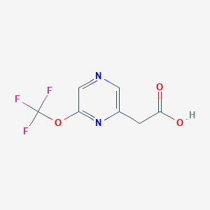 2-(Trifluoromethoxy)pyrazine-6-aceticacid