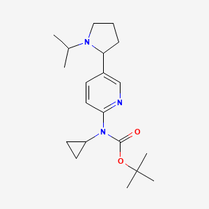 tert-Butyl cyclopropyl(5-(1-isopropylpyrrolidin-2-yl)pyridin-2-yl)carbamate