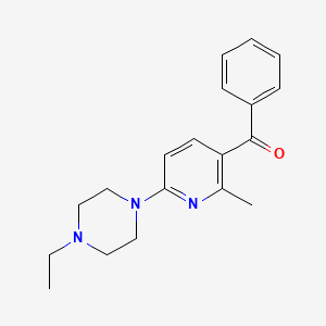 (6-(4-Ethylpiperazin-1-yl)-2-methylpyridin-3-yl)(phenyl)methanone