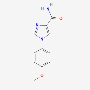 1-(4-Methoxyphenyl)-1H-imidazole-4-carboxamide