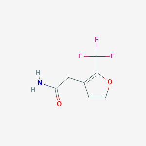 2-(2-(Trifluoromethyl)furan-3-yl)acetamide