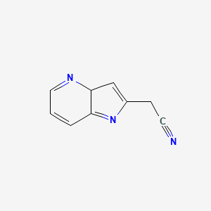 3aH-pyrrolo[3,2-b]pyridin-2-ylacetonitrile