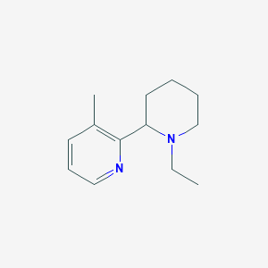 2-(1-Ethylpiperidin-2-yl)-3-methylpyridine