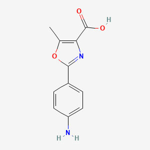 2-(4-Aminophenyl)-5-methyloxazole-4-carboxylic acid