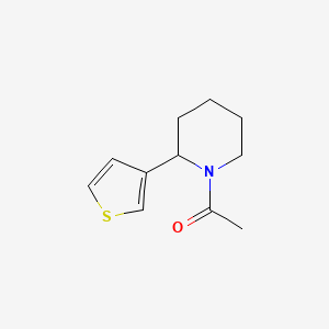 1-(2-(Thiophen-3-yl)piperidin-1-yl)ethanone