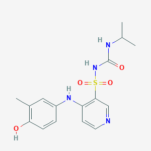 molecular formula C16H20N4O4S B118049 4'-羟基托塞米 CAS No. 99300-67-1