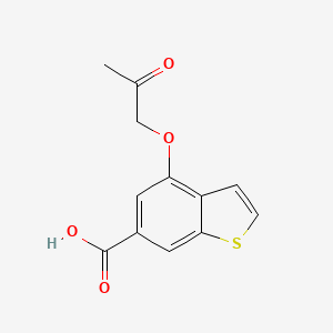 4-(2-Oxopropoxy)benzo[b]thiophene-6-carboxylicacid