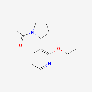 1-(2-(2-Ethoxypyridin-3-yl)pyrrolidin-1-yl)ethanone