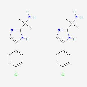 2-(5-(4-Chlorophenyl)-1H-imidazol-2-yl)propan-2-amine