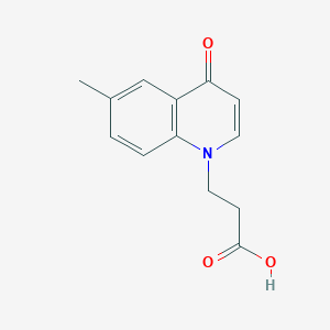 3-(6-Methyl-4-oxoquinolin-1(4H)-yl)propanoic acid