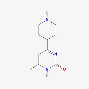 4-Methyl-6-(piperidin-4-yl)pyrimidin-2(1H)-one