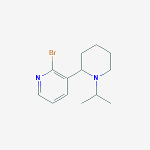 2-Bromo-3-(1-isopropylpiperidin-2-yl)pyridine