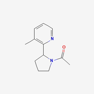 1-(2-(3-Methylpyridin-2-yl)pyrrolidin-1-yl)ethanone