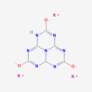 molecular formula C6K3N7O3 X 3 H2O B1180523 2,5,8-三氧代-6,8-二氢-3aH,5H-1,3,3a1,4,6,7,9-七氮杂菲咯-1,3,4-三化钾 CAS No. 1488-99-9
