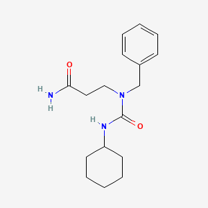 molecular formula C17H25N3O2 B1180530 3-{Benzyl[(cyclohexylamino)carbonyl]amino}propanamide 