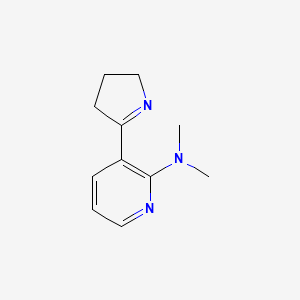 3-(3,4-Dihydro-2H-pyrrol-5-yl)-N,N-dimethylpyridin-2-amine