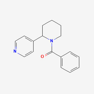 Phenyl(2-(pyridin-4-yl)piperidin-1-yl)methanone