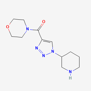 Morpholino(1-(piperidin-3-yl)-1H-1,2,3-triazol-4-yl)methanone