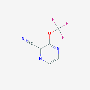 3-(Trifluoromethoxy)pyrazine-2-carbonitrile