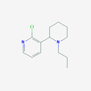 2-Chloro-3-(1-propylpiperidin-2-yl)pyridine