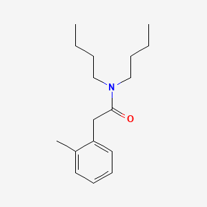 molecular formula C17H27NO B1180560 N,N-dibutyl-2-(2-methylphenyl)acetamide 