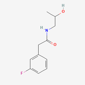 molecular formula C11H14FNO2 B1180564 2-(3-fluorophenyl)-N-(2-hydroxypropyl)acetamide 