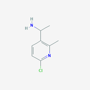 1-(6-Chloro-2-methylpyridin-3-yl)ethanamine