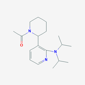 1-(2-(2-(Diisopropylamino)pyridin-3-yl)piperidin-1-yl)ethanone