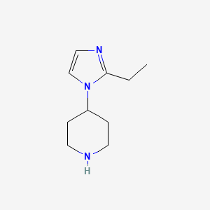 4-(2-Ethyl-1H-imidazol-1-yl)piperidine