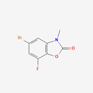 5-Bromo-7-fluoro-3-methylbenzo[d]oxazol-2(3H)-one