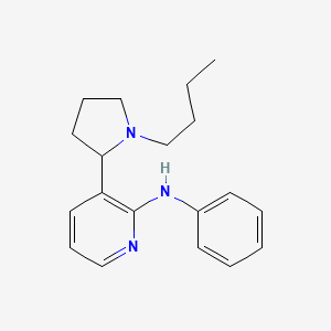 3-(1-Butylpyrrolidin-2-yl)-N-phenylpyridin-2-amine