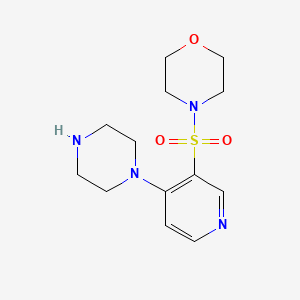 4-((4-(Piperazin-1-yl)pyridin-3-yl)sulfonyl)morpholine