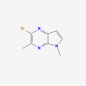 2-Bromo-3,5-dimethyl-5H-pyrrolo[2,3-b]pyrazine