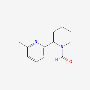 2-(6-Methylpyridin-2-yl)piperidine-1-carbaldehyde