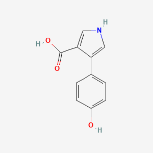 4-(4-Hydroxyphenyl)-1H-pyrrole-3-carboxylic acid