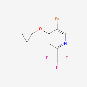 5-Bromo-4-cyclopropoxy-2-(trifluoromethyl)pyridine