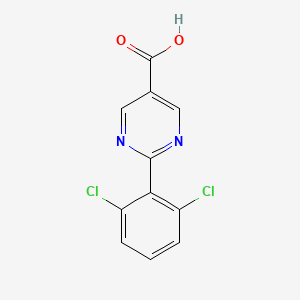 2-(2,6-Dichlorophenyl)pyrimidine-5-carboxylic acid