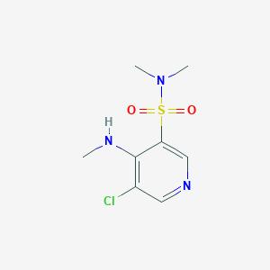 5-Chloro-N,N-dimethyl-4-(methylamino)pyridine-3-sulfonamide