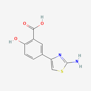 5-(2-Aminothiazol-4-yl)-2-hydroxybenzoic acid