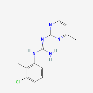 1-(3-Chloro-2-methylphenyl)-3-(4,6-dimethylpyrimidin-2-yl)guanidine