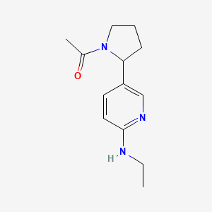 1-(2-(6-(Ethylamino)pyridin-3-yl)pyrrolidin-1-yl)ethanone