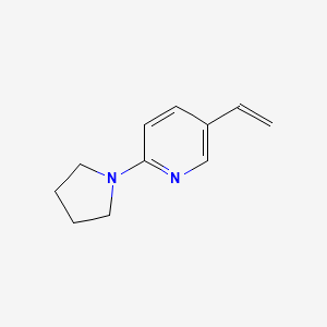 2-(Pyrrolidin-1-yl)-5-vinylpyridine