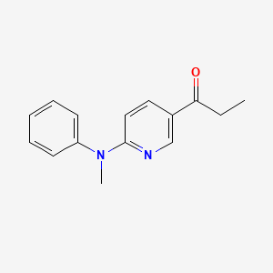 1-(6-(Methyl(phenyl)amino)pyridin-3-yl)propan-1-one