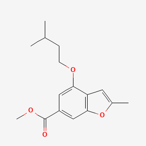 Methyl 4-(isopentyloxy)-2-methylbenzofuran-6-carboxylate