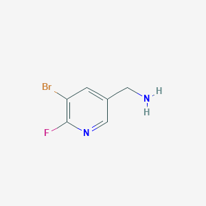 (5-Bromo-6-fluoropyridin-3-yl)methanamine