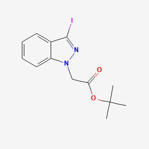 tert-Butyl 2-(3-iodo-1H-indazol-1-yl)acetate