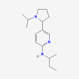 N-(sec-Butyl)-5-(1-isopropylpyrrolidin-2-yl)pyridin-2-amine